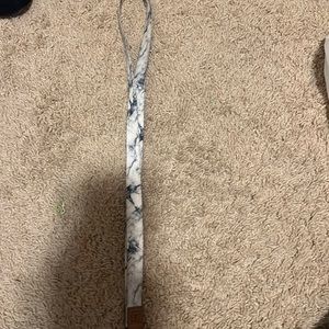 Marble leather lanyard. Looks new
